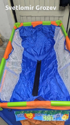 Сгъваема детска кошара/легло, снимка 3 - Кошарки - 52269520