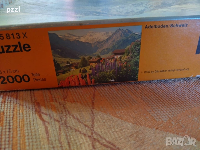 Пъзел "Adelboden” Ravensburger 1976г. 2000 части, снимка 3 - Пъзели - 53161191
