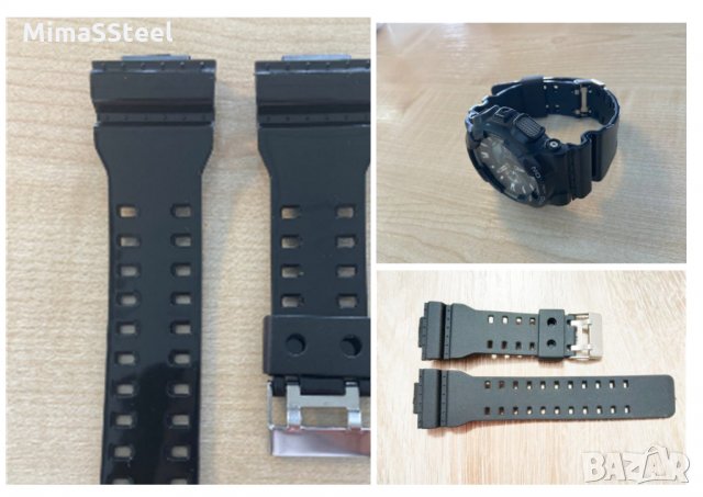 Налични Мат и Лак Casio G-shock верижка, каишка за часовник, снимка 2 - Каишки за часовници - 29596585