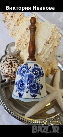 Камбана от порцелан, снимка 2 - Антикварни и старинни предмети - 50895532