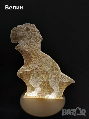 3D нощна лампа динозавър в Настолни лампи в гр. София - ID40109760 —  Bazar.bg