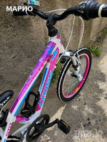 Като нов Алуминиев Детски велосипед 20цола Cross speedster 6 скорости, снимка 3 - Велосипеди - 50170404