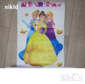 Принцеси РАПУНЦЕЛ Белл Пепеляшка стикер постер лепенка за стена и мебел детска самозалепващ