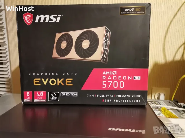 MSI RX 5700 Evoke OC, снимка 7 - Видеокарти - 54513266