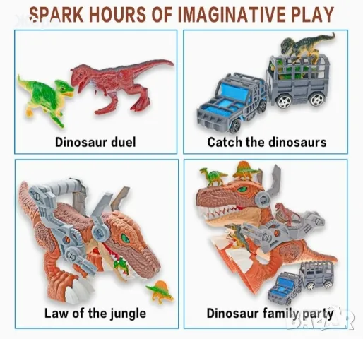ДЕТСКА ИГРАЧКА ДЖУРАСИК ПАРК Т-РЕКС КН12721, снимка 5 - Фигурки - 47954559