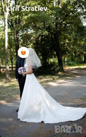 Продавам сватбена рокля , снимка 4 - Сватбени рокли - 40783128