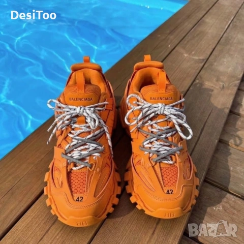 Balenciaga Track – Orange , снимка 3 - Маратонки - 54305894