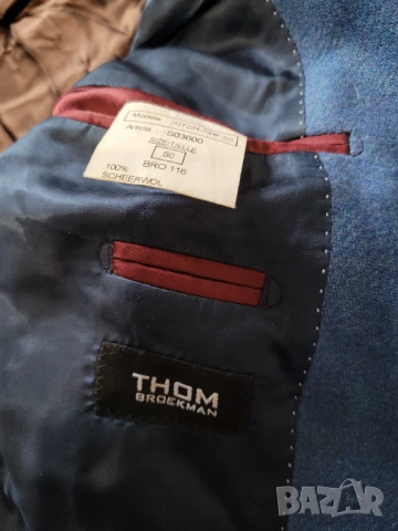 Мъжко сако от 100% вълна, снимка 2 - Сака - 53003996