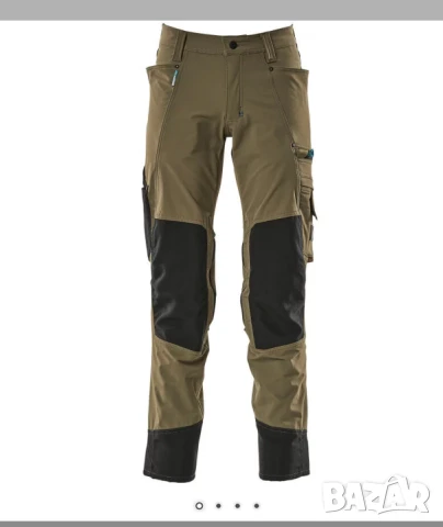 Панталон работен Mascot Advanced 17179  размер 54  с джобове за наколенки, цвят мъхесто зелен 