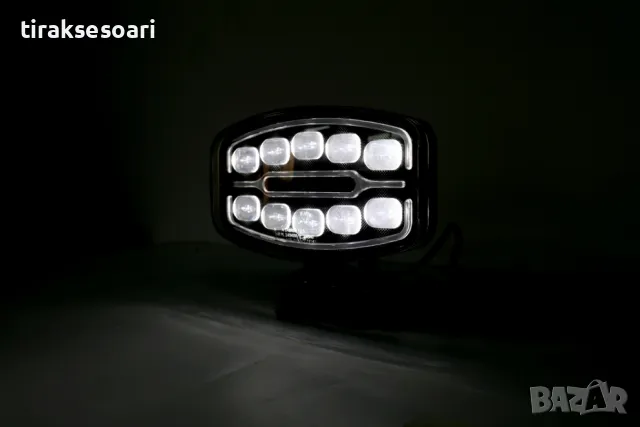 180W Мощни LED Диодни Фарове Халогени за Ролбар на Камион Джип 12V 24V, снимка 5 - Аксесоари и консумативи - 48326874