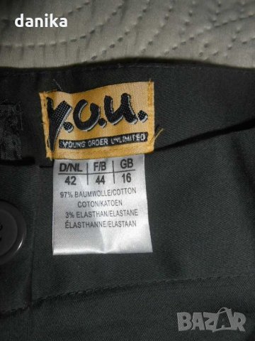 Дамски панталон  Young Order Unlimited, бермуди  L, снимка 2 - Къси панталони и бермуди - 29256184