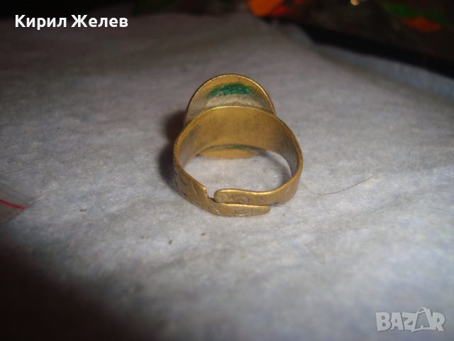 ЕРОТИЧЕН СТАРИНЕН БРОНЗОВ ОРНАМЕНТИРАН ПРЪСТЕН ПОСРЕБРЕН МАЙСТОРСКИ УЛТРА РЯДЪК за КОЛЕКЦИЯ 29138, снимка 7 - Антикварни и старинни предмети - 37513315