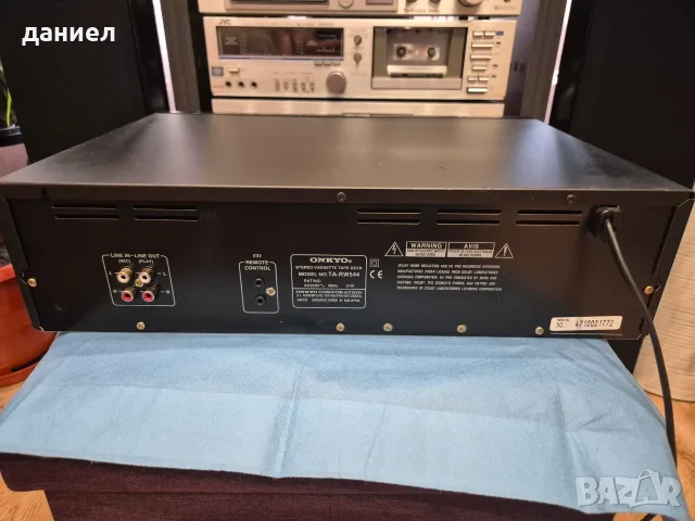 Onkyo TA-RW544 - двоен стерео касетен дек и CD player Onkyo DX 1700 - отлично работещи, снимка 10 - Декове - 55826414
