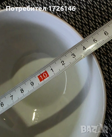 Порцеланова купичка на Китка , снимка 5 - Чинии - 54352296