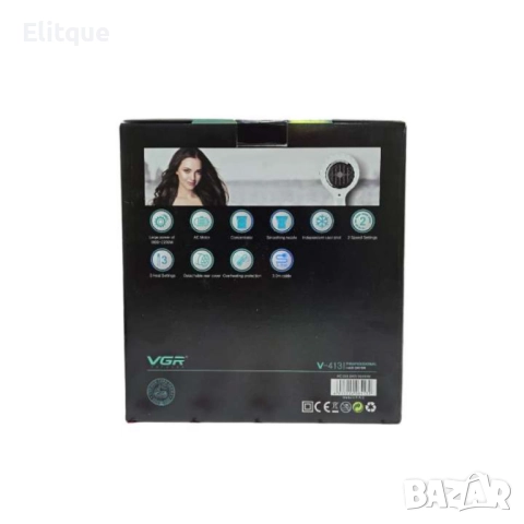 Професионална салонна серия сешоap VGR V-413, снимка 6 - Сешоари - 52851961