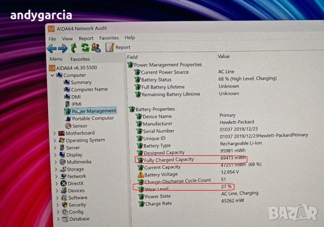 HP ZBook 17 G5 / ZBook 17 G6 6-Cell 95.9Wh Battery оригинална батерия , снимка 2 - Други - 54027316