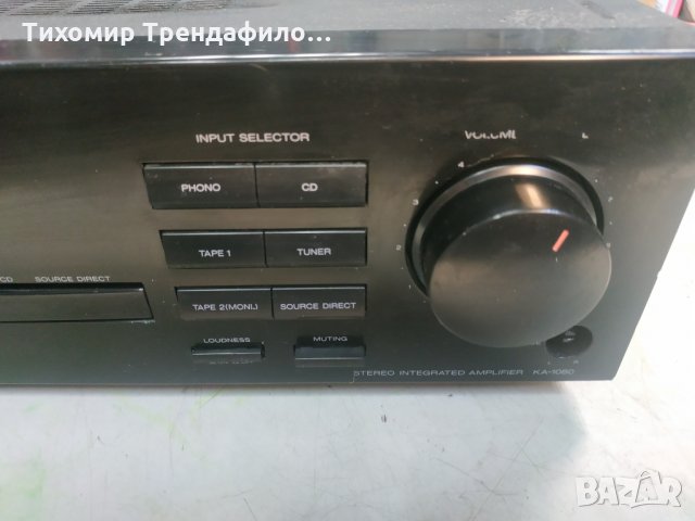 Усилвател KENWOOD ,stereo integrated amplifier KA-1080 много добре свирещ,доста мощен, снимка 11 - Аудиосистеми - 34382911