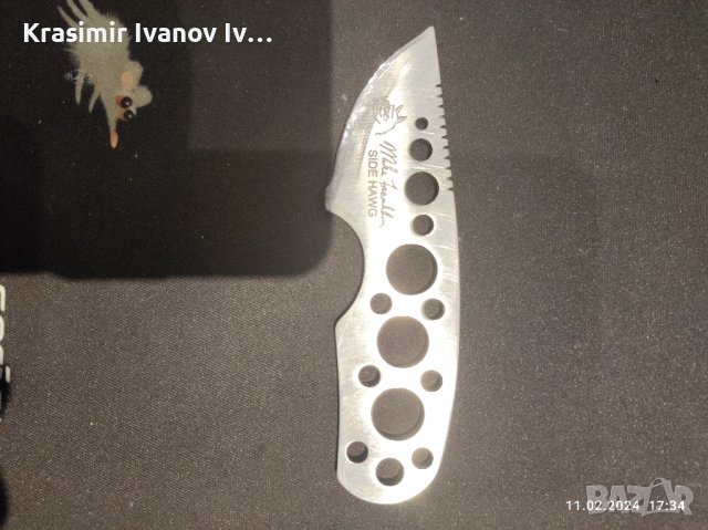 нож за врат CRKT side hawk, снимка 3 - Ножове - 44243646