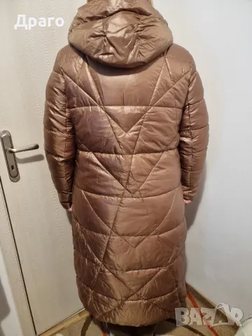 Дълго дамско, модерно зимно палто