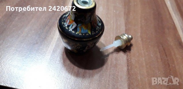 Старинно  шишенце за  парфюм, снимка 5 - Антикварни и старинни предмети - 38833812
