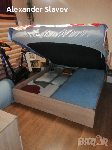 Спално легло с размер 160 х 200, снимка 2 - Спални и легла - 52527975