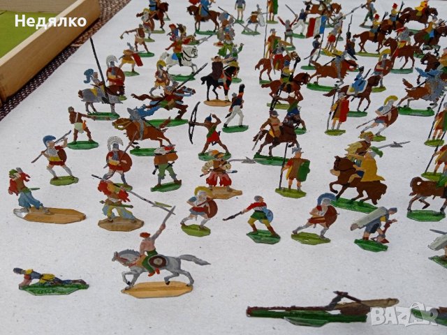 Уникално,105бр стари оловни фигурки , снимка 6 - Колекции - 38810267