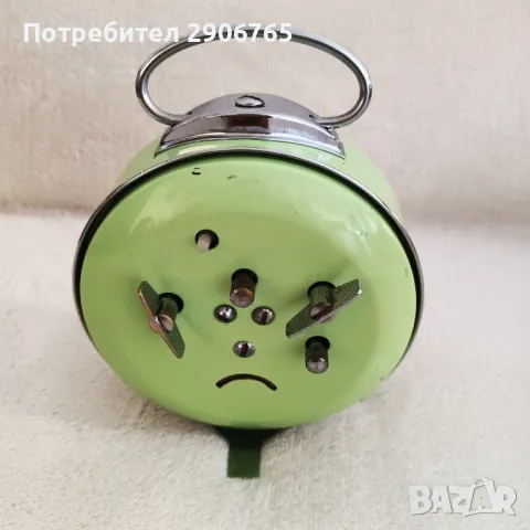 Часовник будилник анимиран Китайски от 80те работещ, снимка 5 - Антикварни и старинни предмети - 48145173