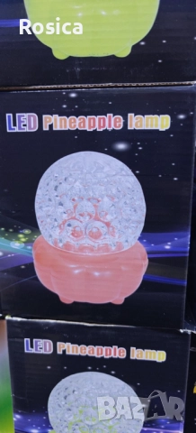 Коледна кристална въртяща се топка LED светлина, снимка 3 - Декорация за дома - 52242628