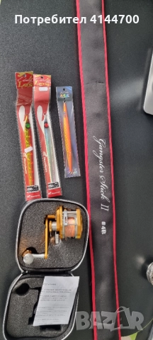 Комплект въдица и макара Jigging Master Jiggingmaster, снимка 3 - Макари - 52494120