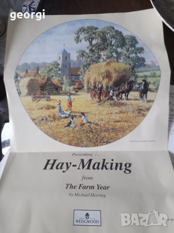 Декоративна порцеланова чиния , снимка 5 - Декорация за дома - 34281983