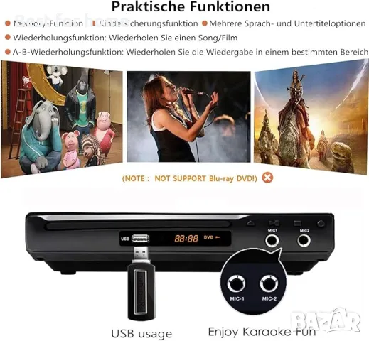 Мини DVD плейър Scart , снимка 6 - Плейъри, домашно кино, прожектори - 49167887