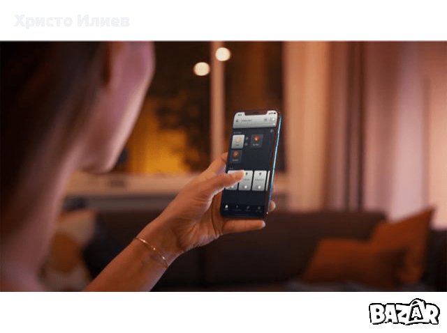 Philips Hue Smart LED Крушка Е27 Bluetooth 806lm Димер Превключвател, снимка 9 - Лед осветление - 39323472