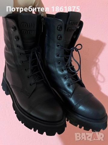 Дамски боти естествена кожа 38н, снимка 5 - Дамски боти - 51981685