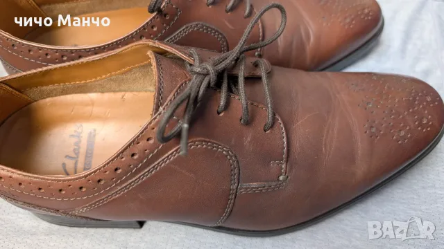 Clarks естествена кожа 41 (UK 7), снимка 5 - Официални обувки - 55863767