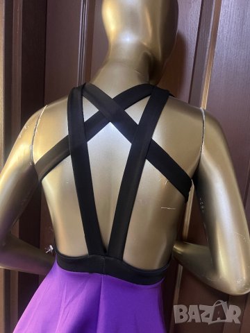 Дамска парти рокля в лилаво с интересен гръб !, снимка 9 - Рокли - 40057186