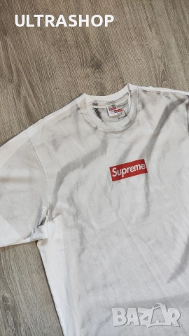 Supreme x MM6 Maison Margiela box logo T-shirt L size , снимка 3 - Тениски - 52826566