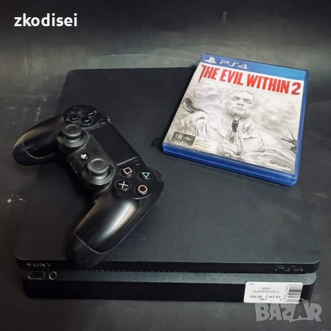 Конзола SONY - PS4 с 1бр. джойстик и 1бр. игра