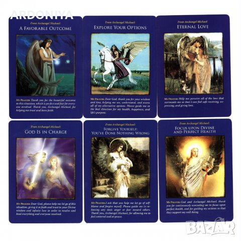 Archangel Michael Oracle - карти оракул на Дорийн Върчу , снимка 13 - Други игри - 37812955