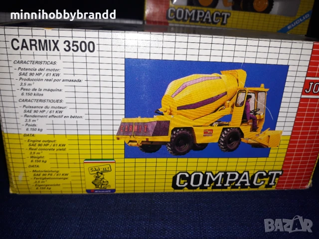 Багер Самосвал Боклукчийски Камион Фадрома Товарач Разбивач Joal Compact 1.50 Made in Spain, снимка 10 - Колекции - 50919679