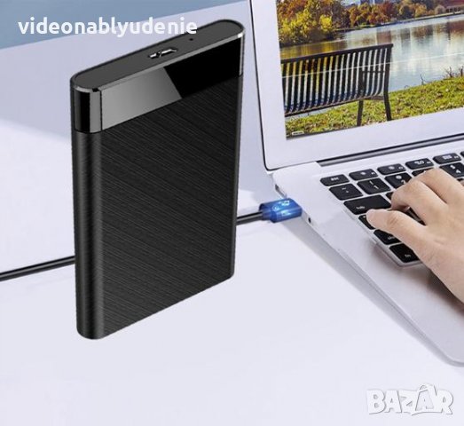 Портативна Външна Кутия за Харддиск 2.5" USB3.0 SATA HDD External Case SSD Box SATAIII Адаптер+Кабел, снимка 4 - Външни хард дискове - 40150379