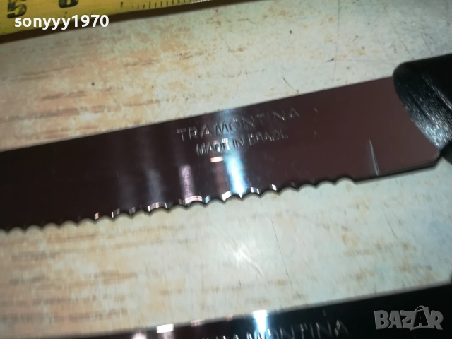 TRAMONTINA-MADE IN BRAZIL X2БР 0111251830, снимка 9 - Ножове - 52257536