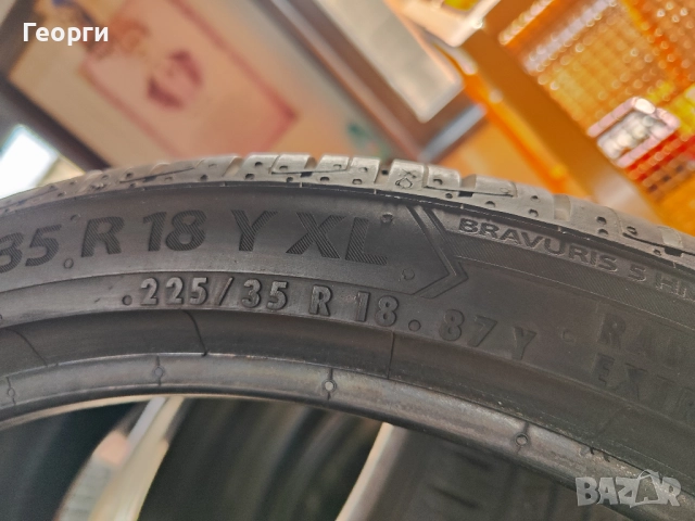 2бр.летни гуми 225/35/18 Barum, снимка 4 - Гуми и джанти - 51856043