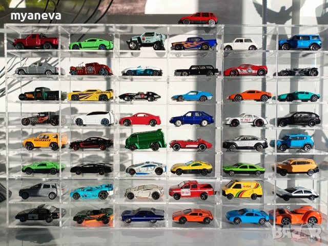 Колекция от 50 бр . умалени модели автомобили Matchbox , Hot Wheels , Maisto и други 
