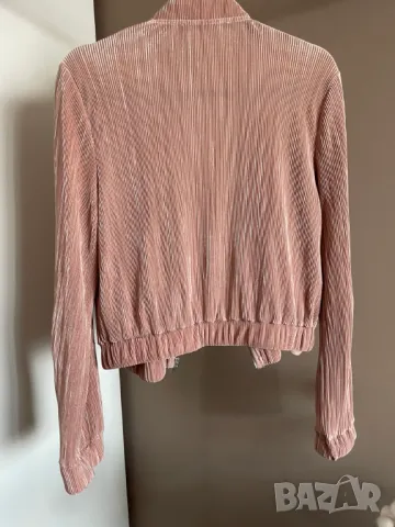 Zara Бомбър розово яке, М размер, снимка 11 - Якета - 48000957