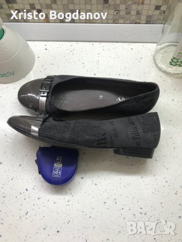 Дамски обувки балеринки,,JENNY” номер 38,5, снимка 2 - Дамски ежедневни обувки - 30182246