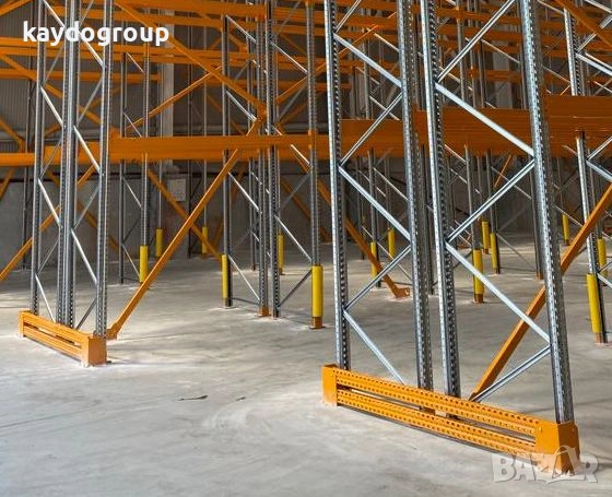 Протектор за индустриален стелаж, предпазители за склад, L=1200mm и L=2500mm, нови