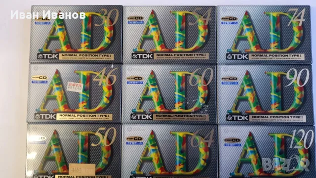 TDK AD японски аудиокасети