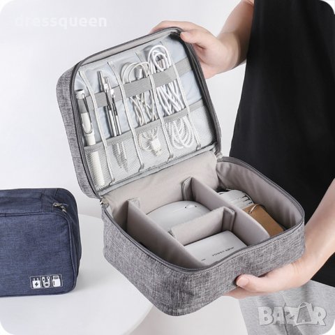 1338 Чанта органайзер за зарядни и кабели, снимка 2 - Други стоки за дома - 30456067