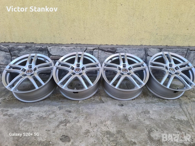 Продавам джанти Dezent Volkswagen 5x112 18 цола, снимка 4 - Гуми и джанти - 54145669