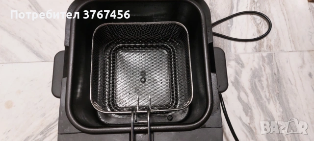 Фритюрник Crown CDF-2516SB, 2.5 л. вместимост, 1600W, снимка 4 - Фритюрници - 54093779